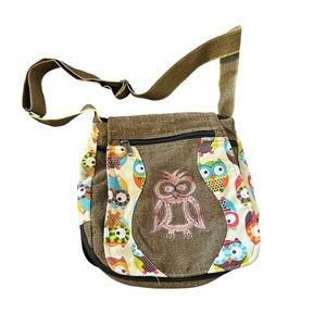 The Collection Royal women's owl crossbody bag